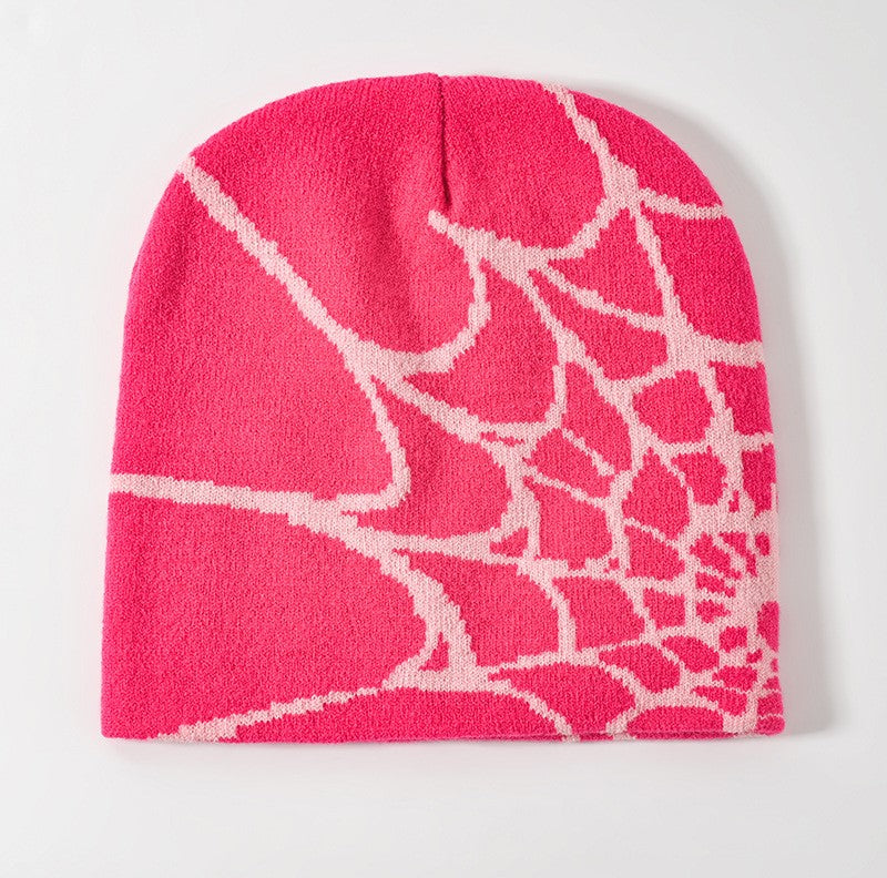 Spider Web Y2K Warm Beanie Hat Lightweight Fashion Hat